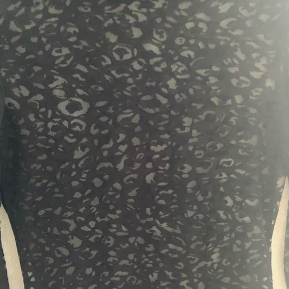 Leopard Print Sheer Mock Neck Bodysuit - Picture 3 of 7